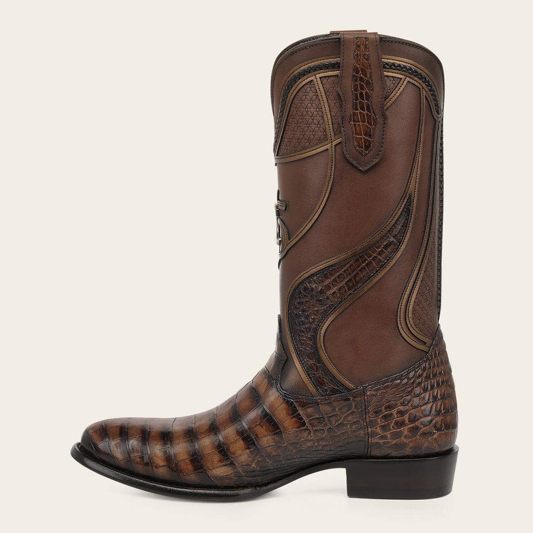 "Edición limitada 35 aniversario" en piel genuina de alligator para caballero