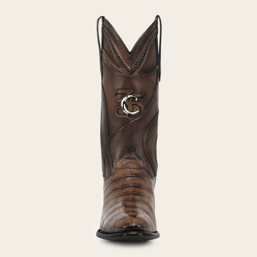 Bota tradicional "Edición limitada 35 aniversario" en piel genuina de alligator para caballero