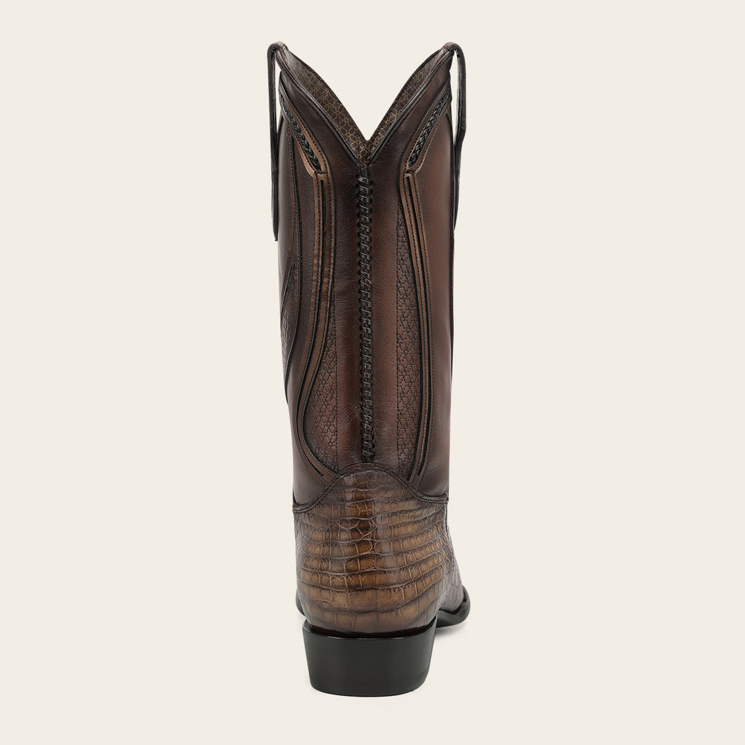 Bota tradicional "Edición limitada 35 aniversario" en piel genuina de alligator para caballero