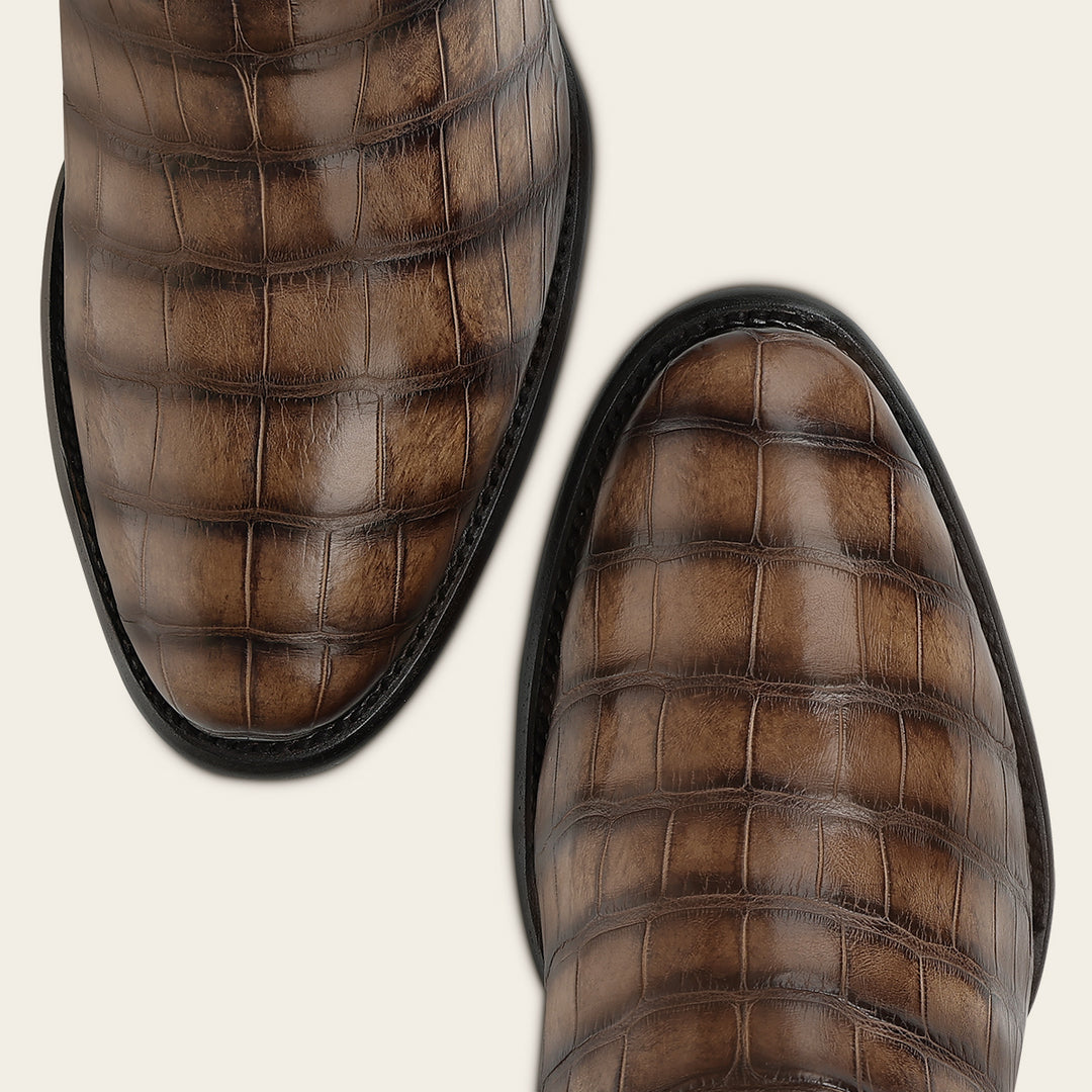 Bota tradicional "Edición limitada 35 aniversario" en piel genuina de alligator para caballero