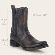 Botín urbano en piel genuina para caballero Botas y Botines 