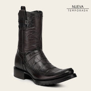 Bota urbana en piel genuina de alligator para caballero Botas y Botines 