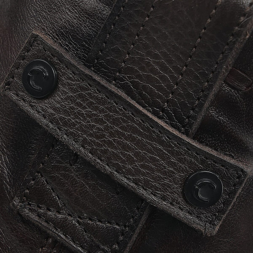 Bota urbana en piel genuina de alligator para caballero Botas y Botines 