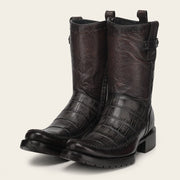 Bota urbana en piel genuina de alligator para caballero Botas y Botines 