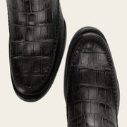 Bota urbana en piel genuina de alligator para caballero Botas y Botines 