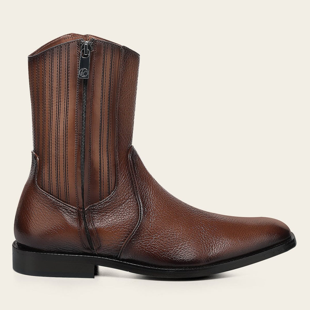 Bota de vestir en piel genuina de venado para caballero Botas y Botines 