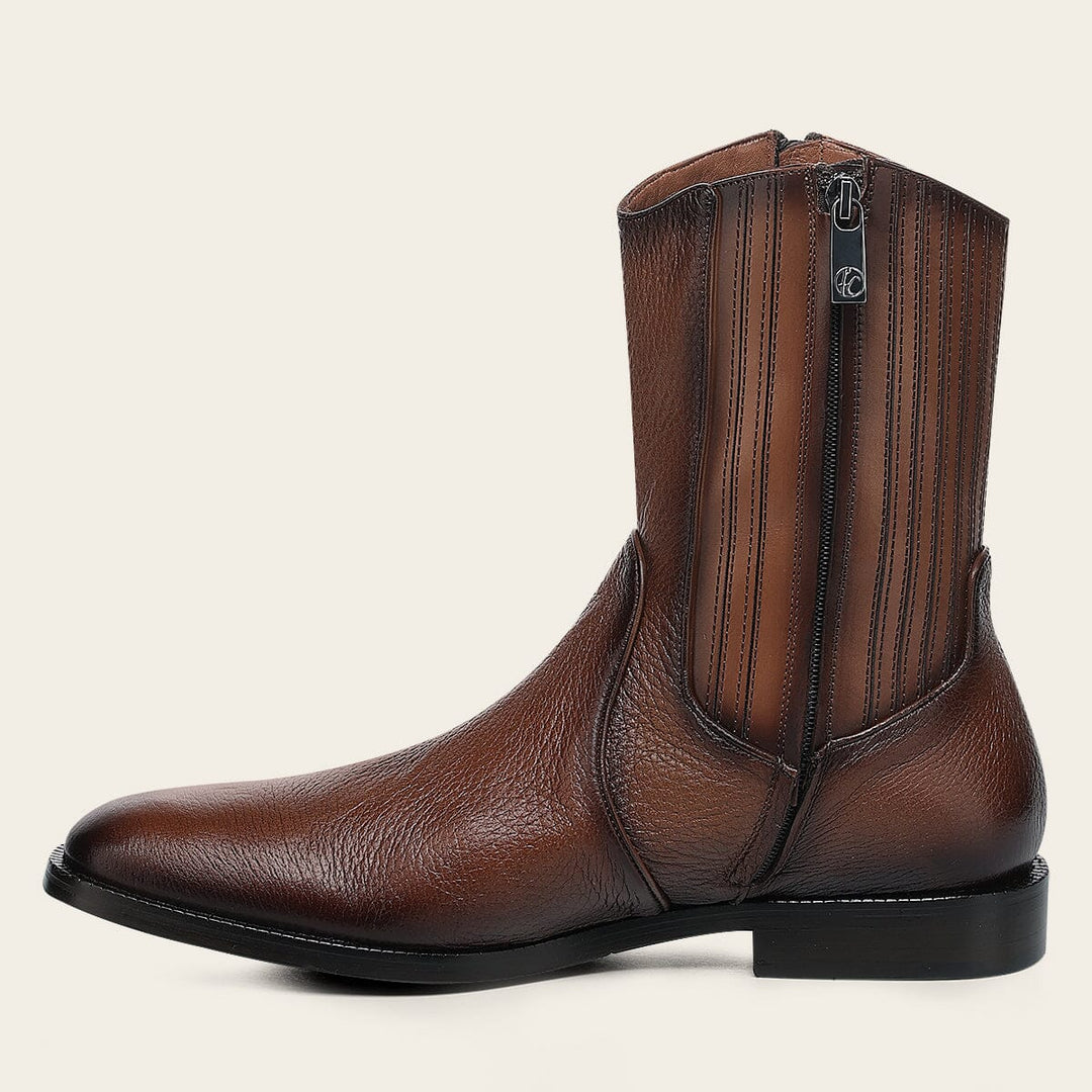 Bota de vestir en piel genuina de venado para caballero Botas y Botines 