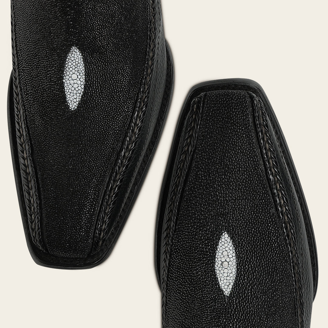 Bota tradicional en piel genuina de mantarraya para caballero