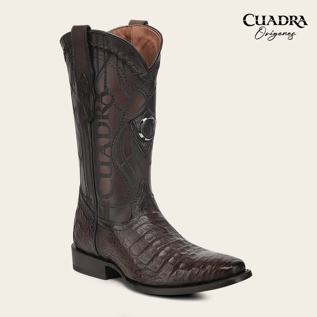 Bota tradicional Orígenes en piel genuina de fuscus para caballero Botas y Botines 