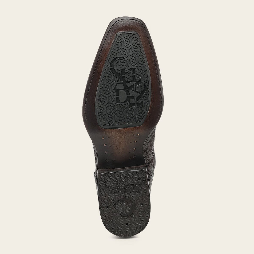 Bota tradicional Orígenes en piel genuina de fuscus para caballero Botas y Botines 