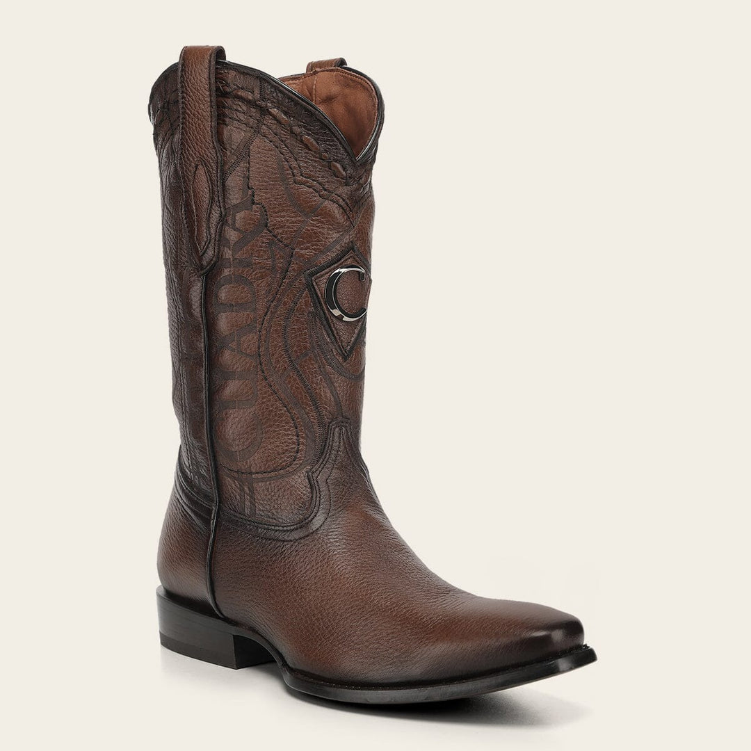 Bota tradicional Orígenes en piel genuina de venado italiano para caballero Botas y Botines 