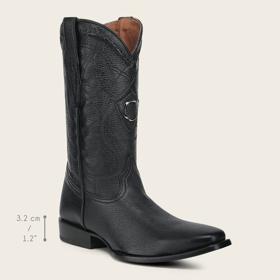 Bota tradicional Orígenes en piel genuina de venado italiano para caballero Botas y Botines 