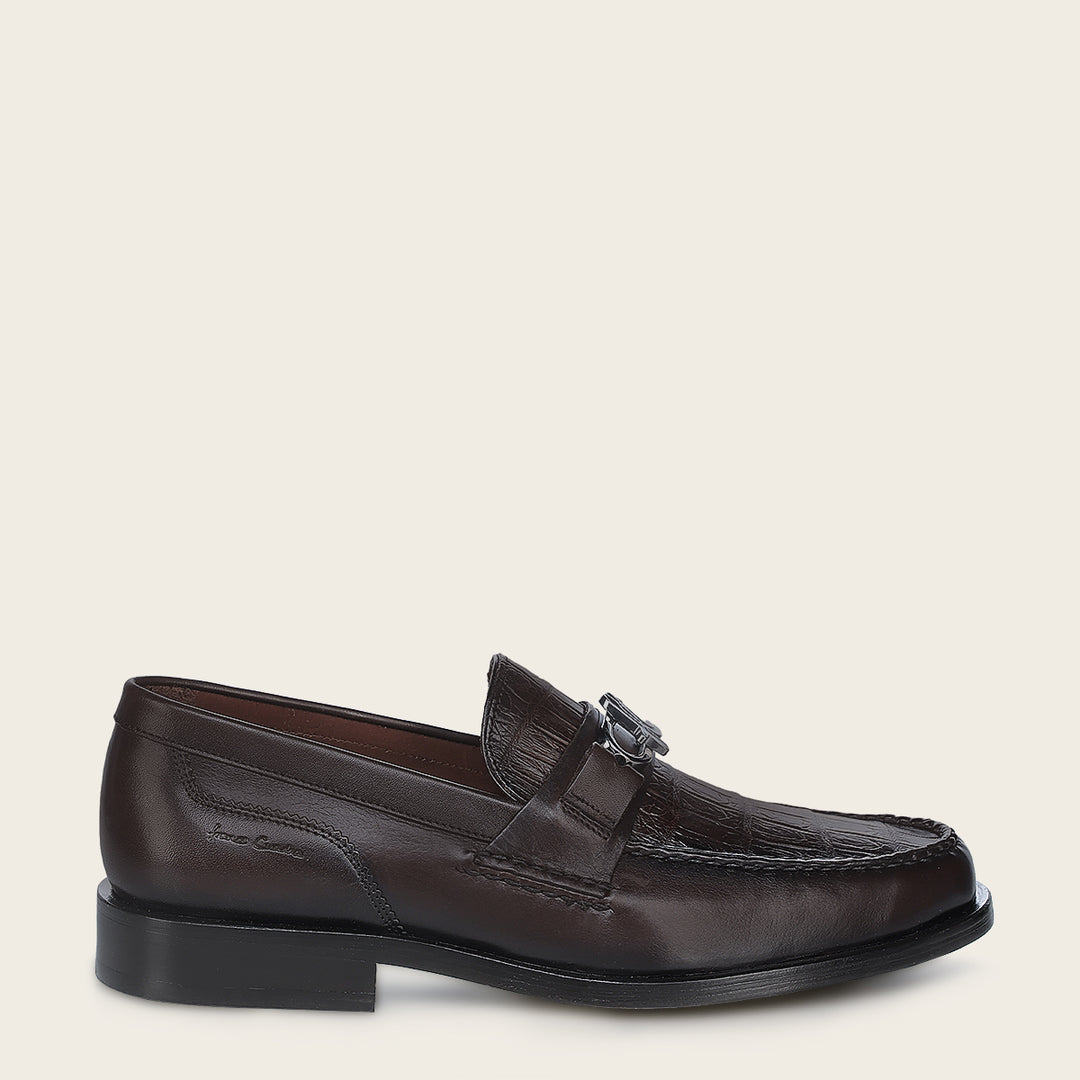 Zapato loafer en piel genuina de niloticus