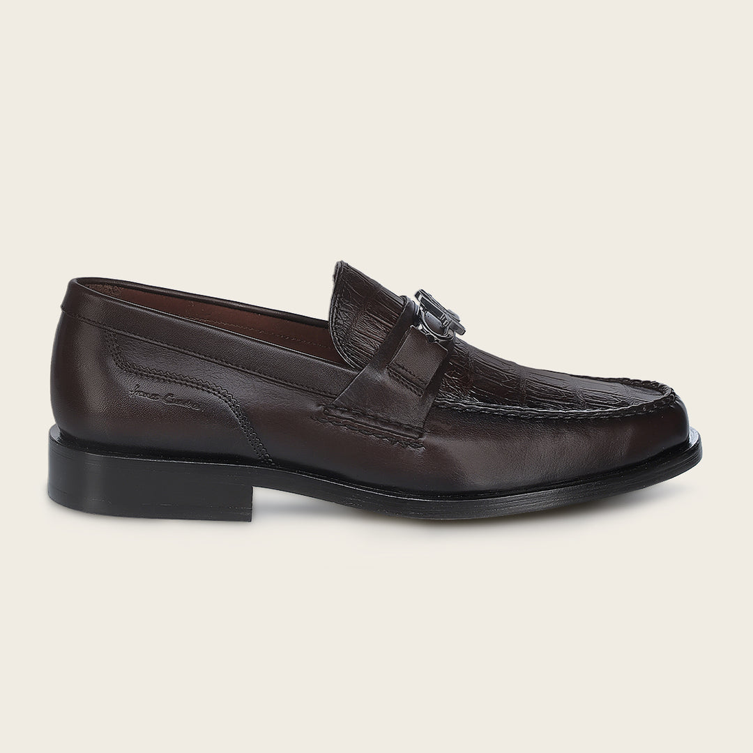 Zapato loafer en piel genuina de niloticus