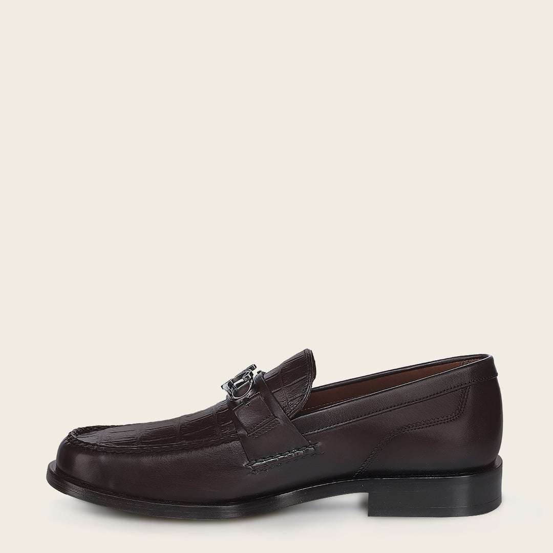 Zapato loafer en piel genuina de niloticus