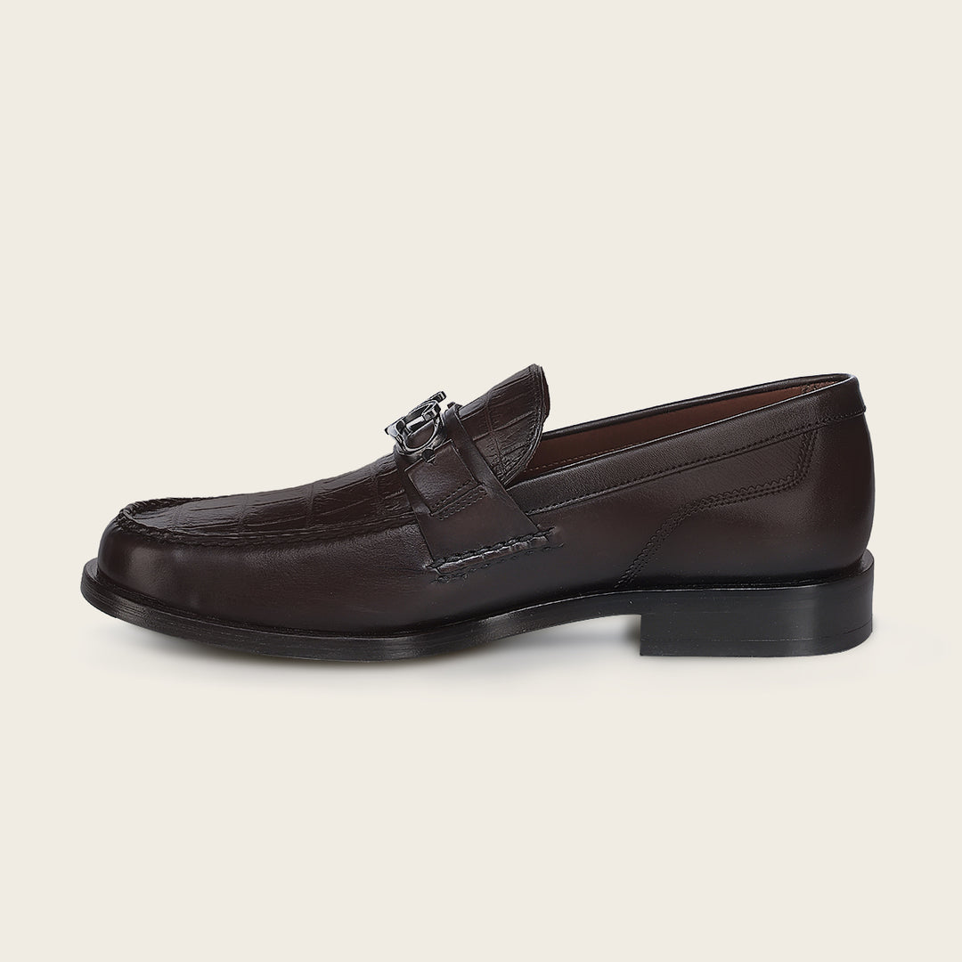 Zapato loafer en piel genuina de niloticus