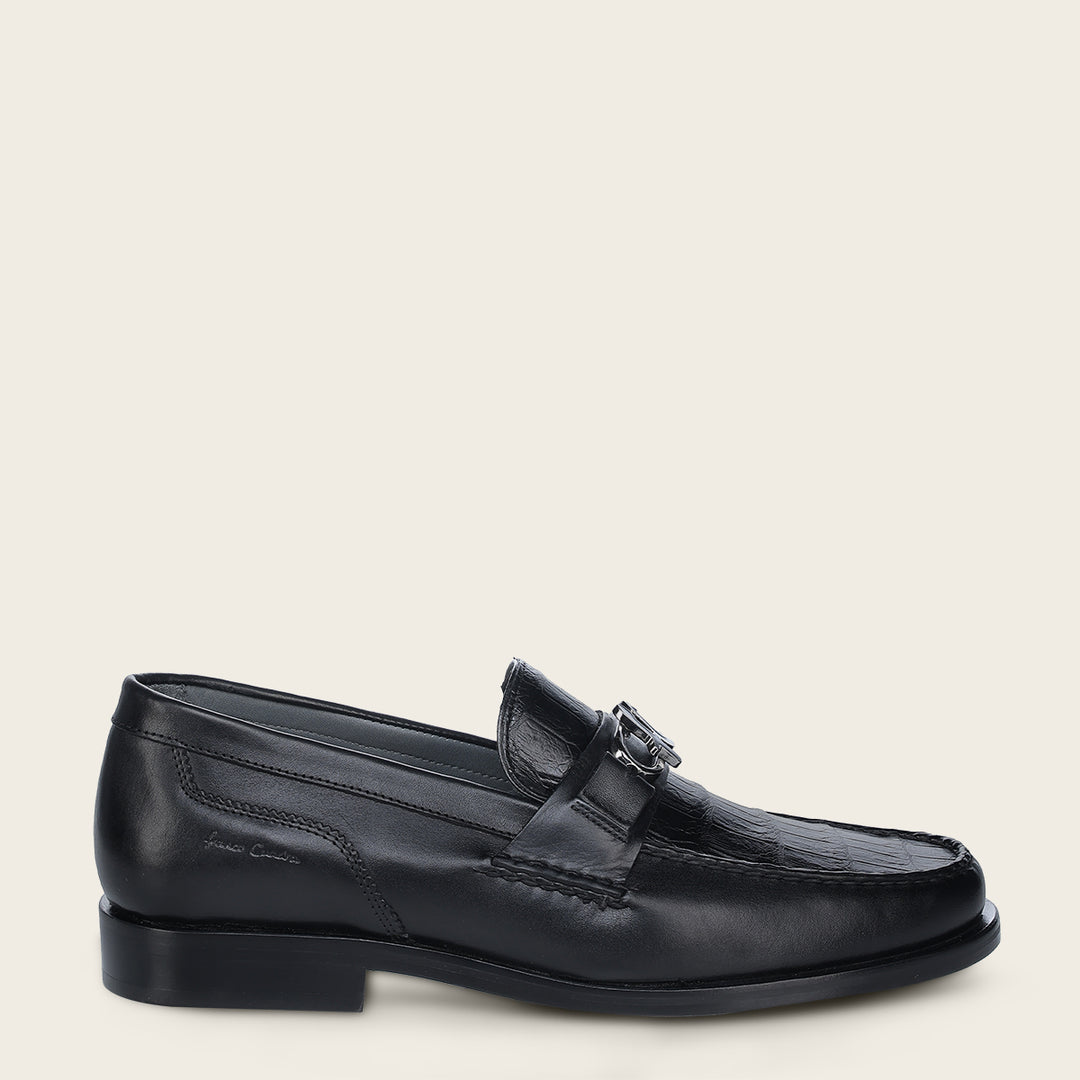 Zapato loafer en piel genuina de niloticus