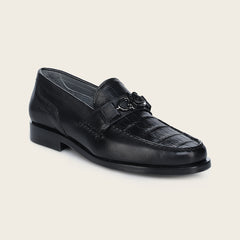 Zapato loafer en piel genuina de niloticus