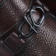 Mocasín en piel genuina de venado Zapatos 