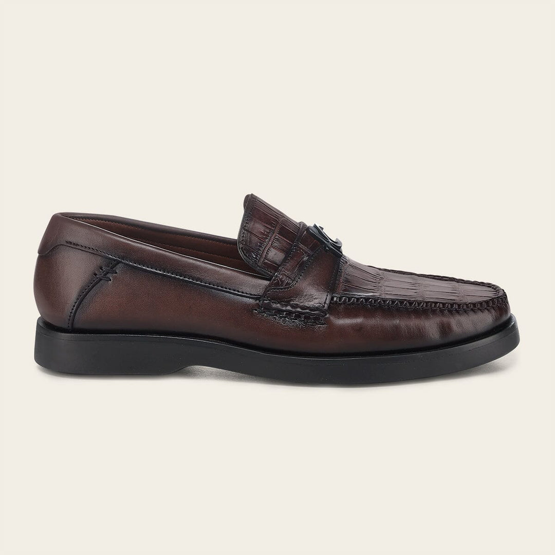 Loafer en piel genuina de nilóticus para caballero Zapatos 