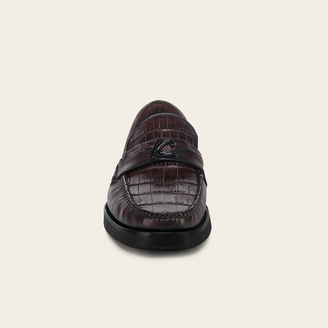 Loafer en piel genuina de nilóticus para caballero Zapatos 