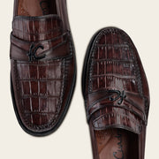 Loafer en piel genuina de nilóticus para caballero Zapatos 