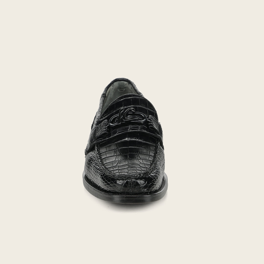 Zapato de vestir loafer "Franco Cuadra Signature" en piel genuina de alligator para caballero
