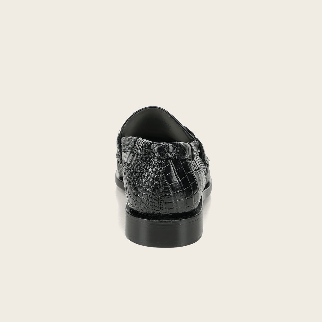 Zapato de vestir loafer "Franco Cuadra Signature" en piel genuina de alligator para caballero