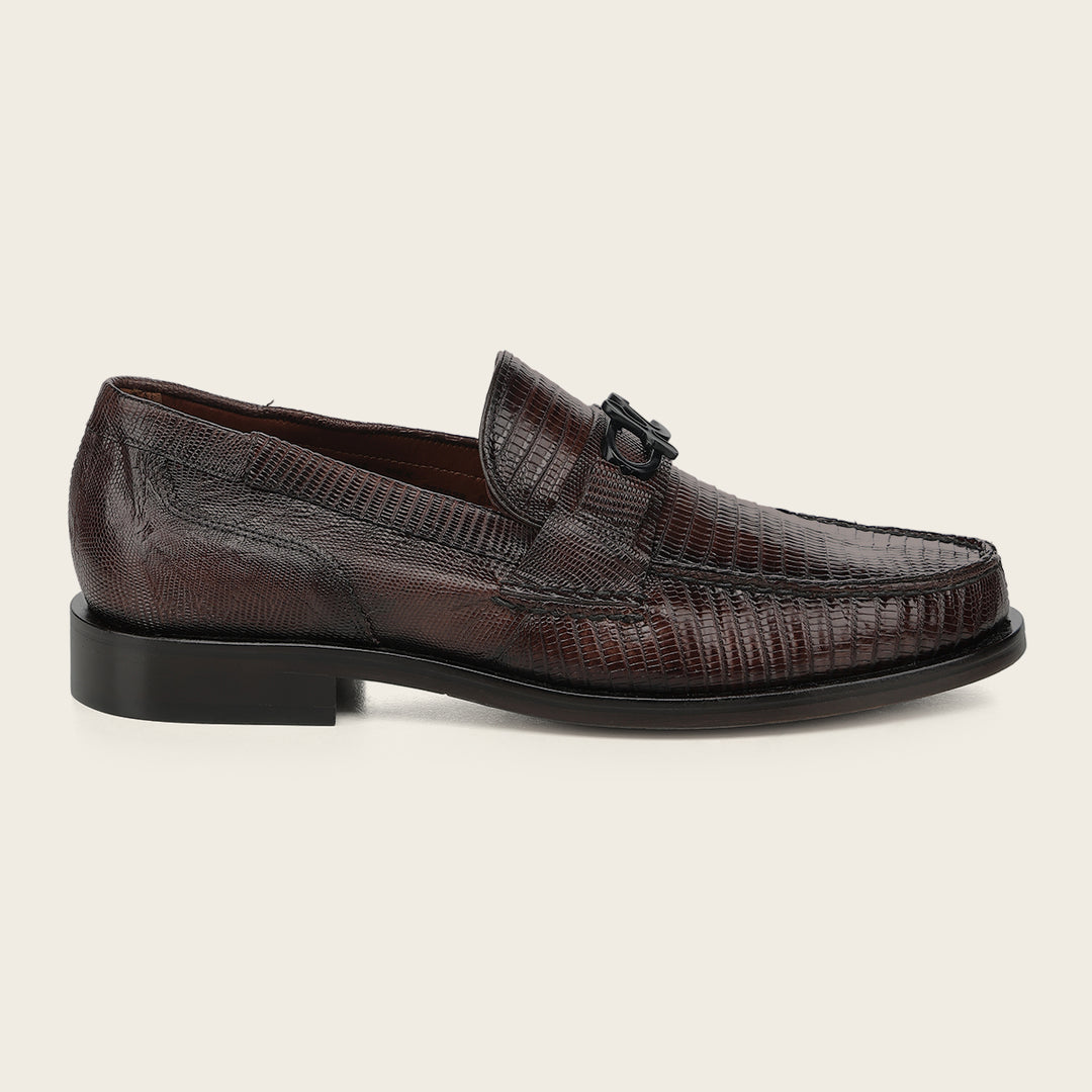 Zapato de vestir loafer "Franco Cuadra Signature" en piel genuina de lizard para caballero