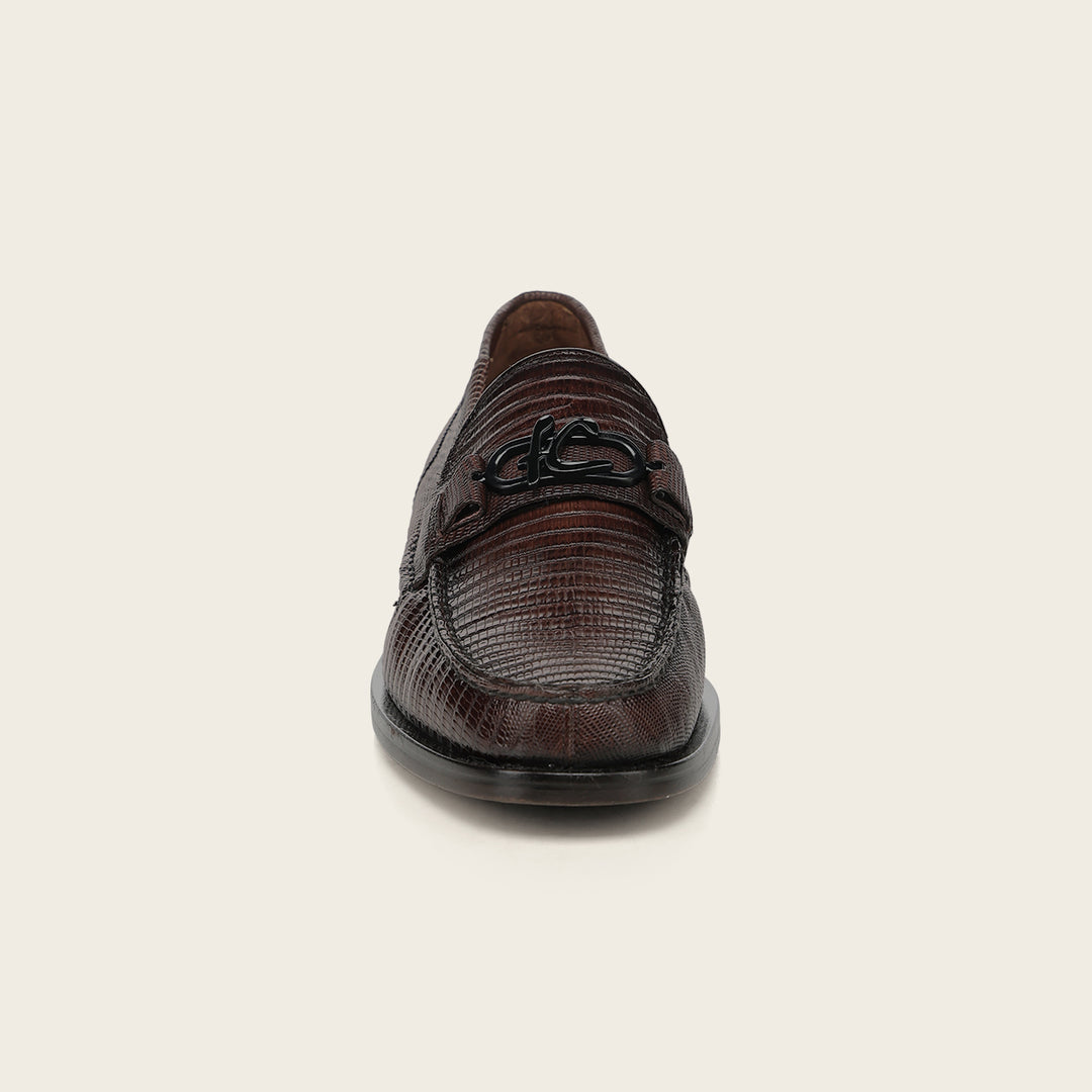 Zapato de vestir loafer "Franco Cuadra Signature" en piel genuina de lizard para caballero