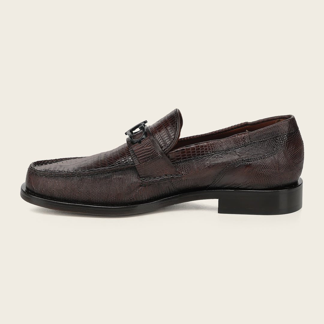 Zapato de vestir loafer "Franco Cuadra Signature" en piel genuina de lizard para caballero