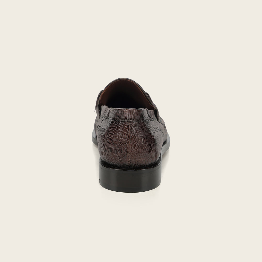 Zapato de vestir loafer "Franco Cuadra Signature" en piel genuina de lizard para caballero