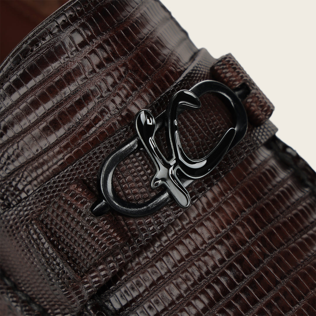 Zapato de vestir loafer "Franco Cuadra Signature" en piel genuina de lizard para caballero