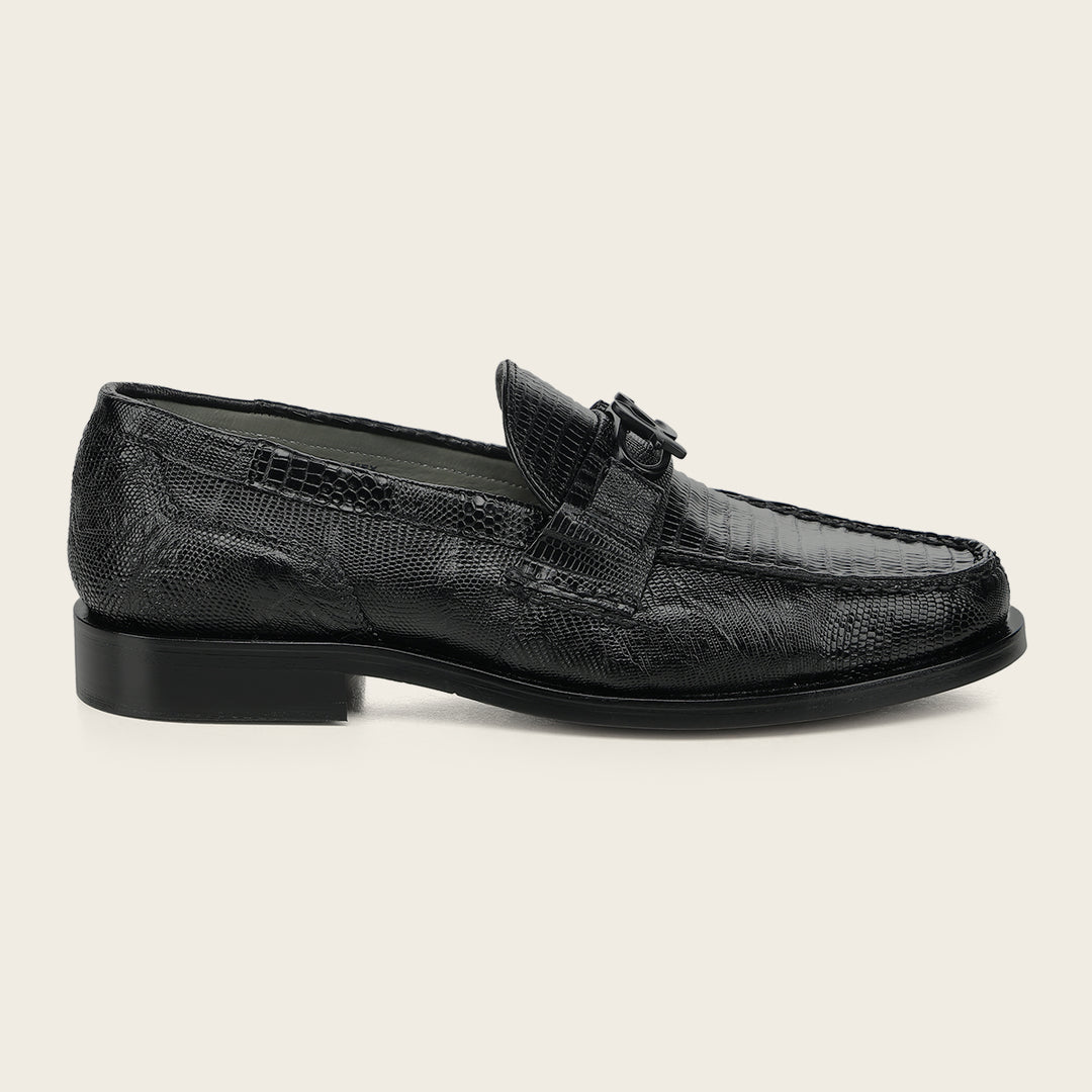 Zapato de vestir loafer "Franco Cuadra Signature" en piel genuina de lizard para caballero