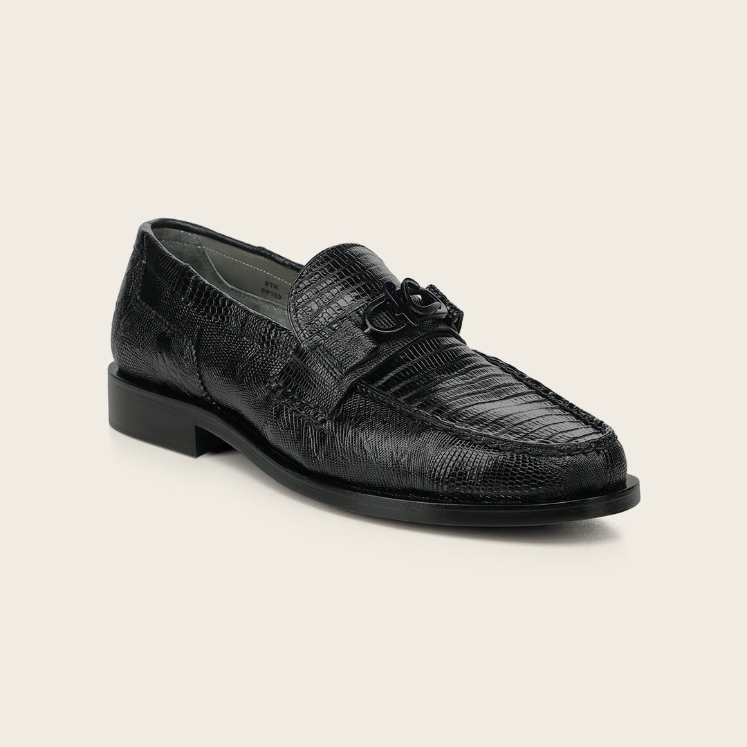Zapato de vestir loafer "Franco Cuadra Signature" en piel genuina de lizard para caballero