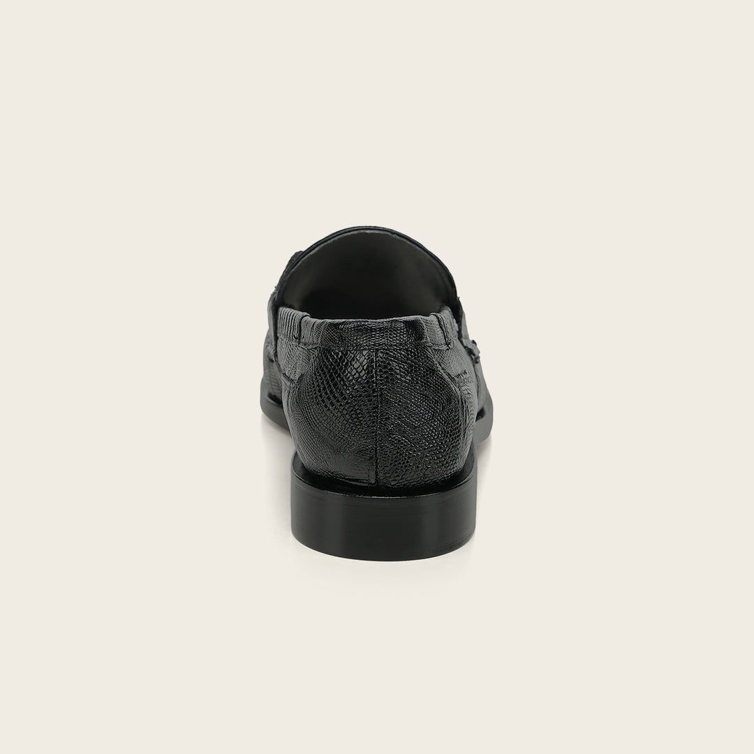 Zapato de vestir loafer "Franco Cuadra Signature" en piel genuina de lizard para caballero