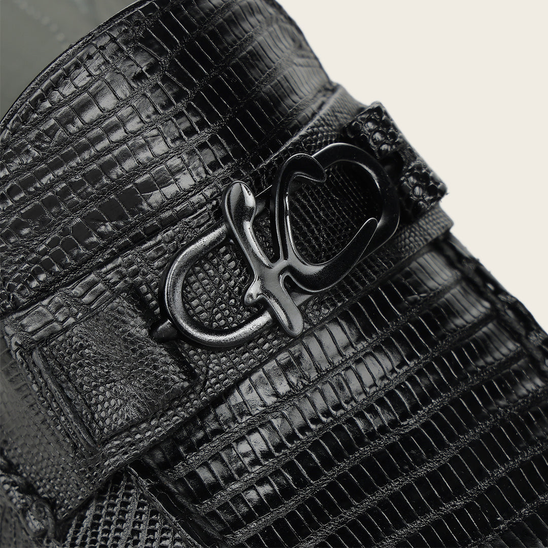 Zapato de vestir loafer "Franco Cuadra Signature" en piel genuina de lizard para caballero