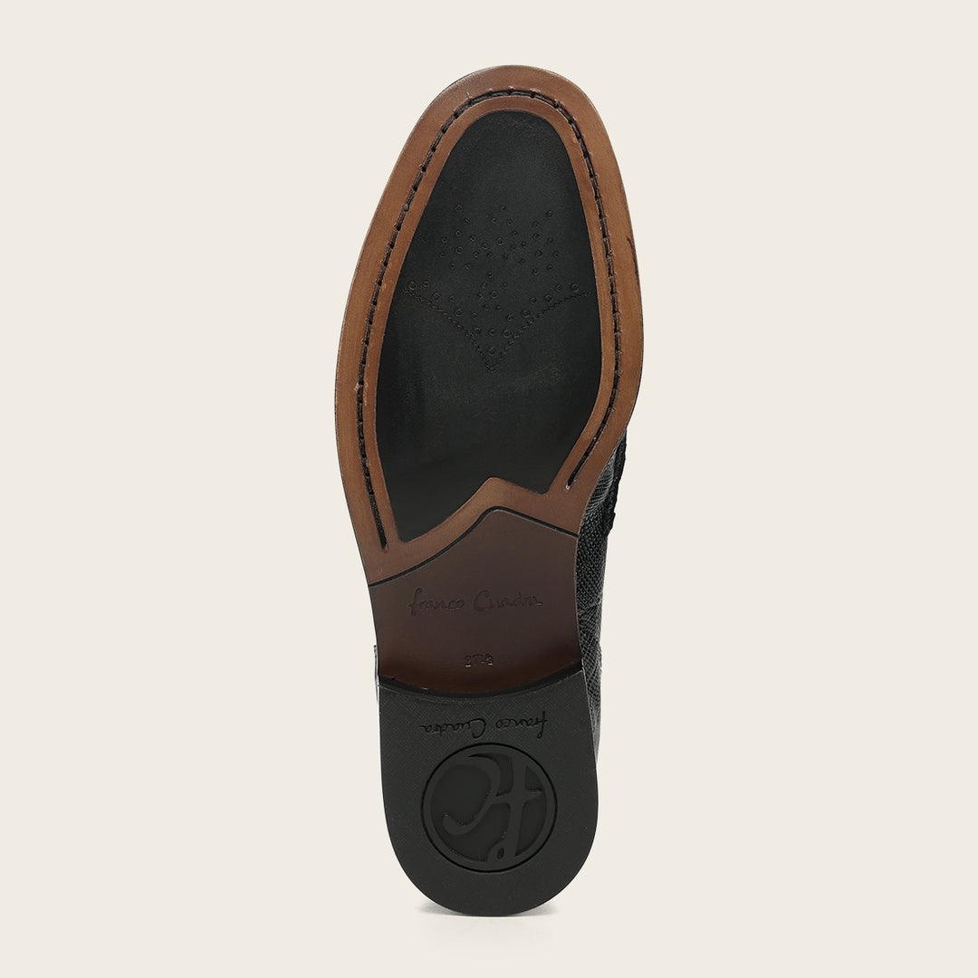 Zapato de vestir loafer "Franco Cuadra Signature" en piel genuina de lizard para caballero