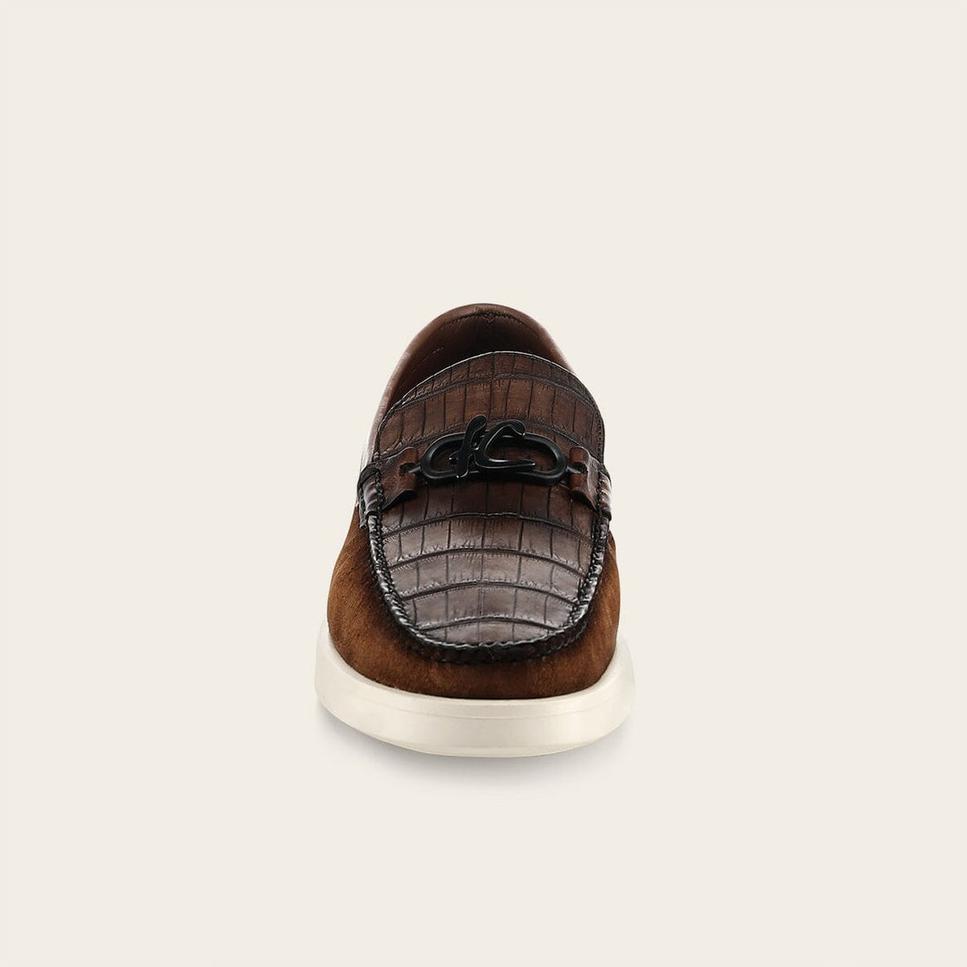 Loafer en piel genuina de nilóticus para caballero Zapatos 