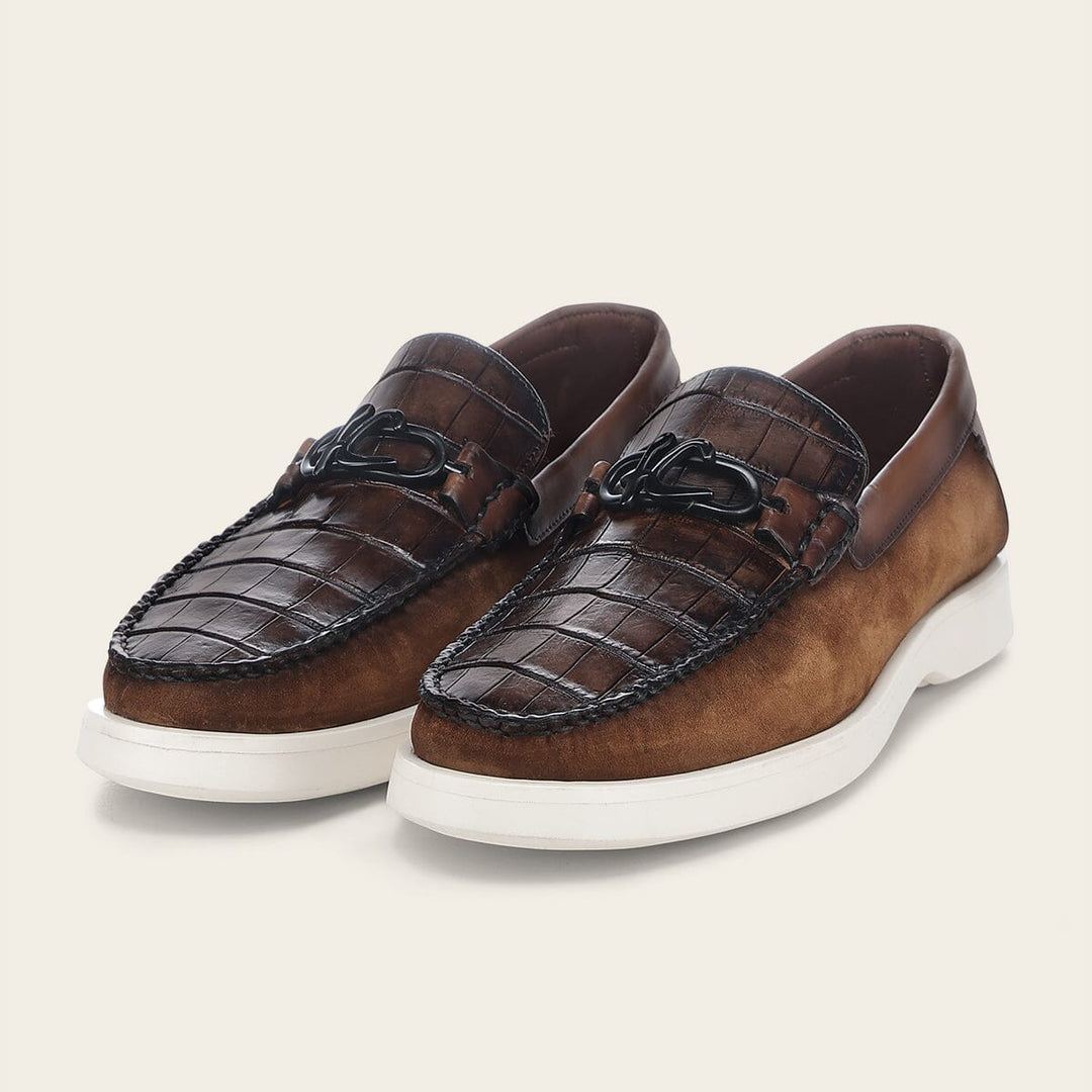 Loafer en piel genuina de nilóticus para caballero Zapatos 