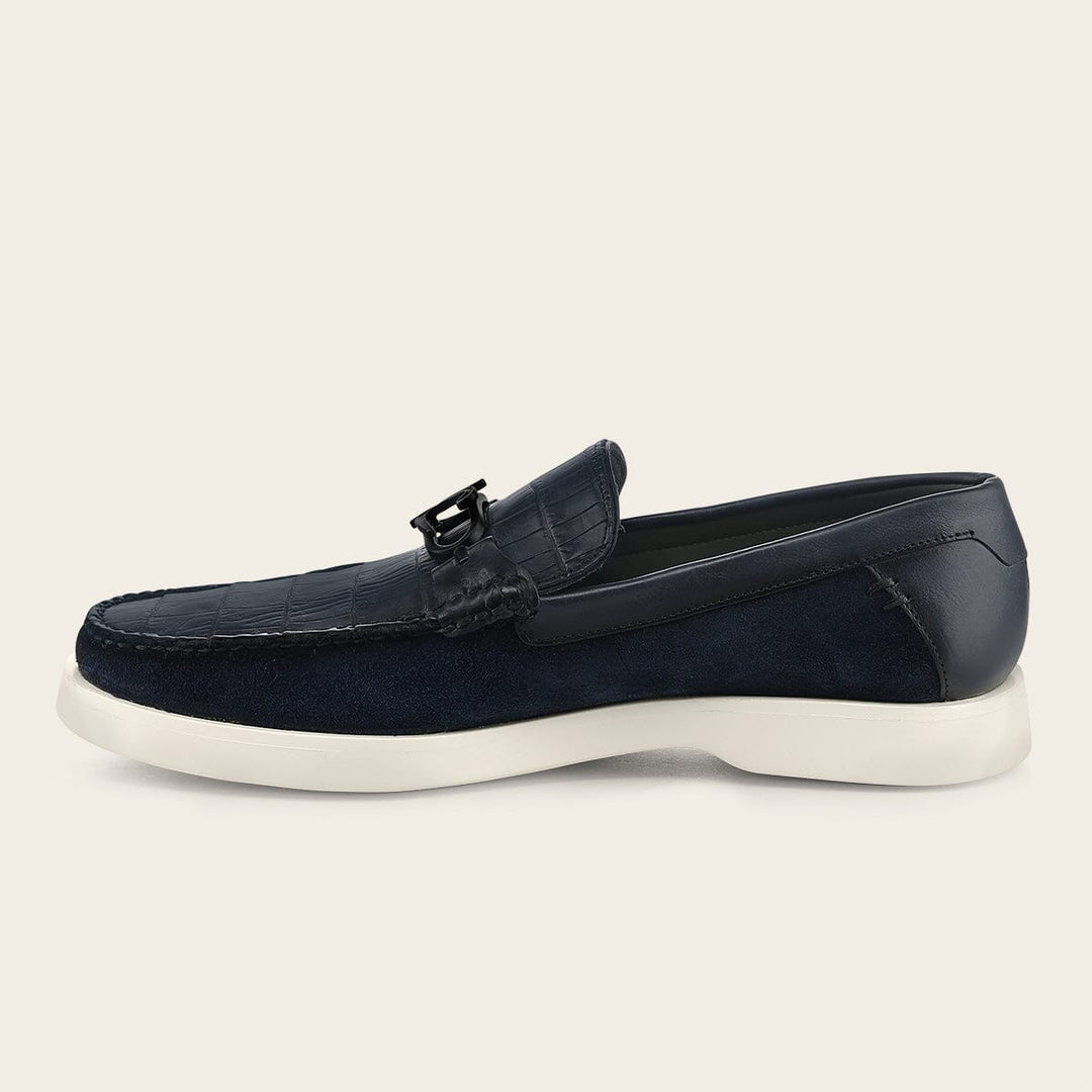 Loafer en piel genuina de nilóticus para caballero Zapatos 