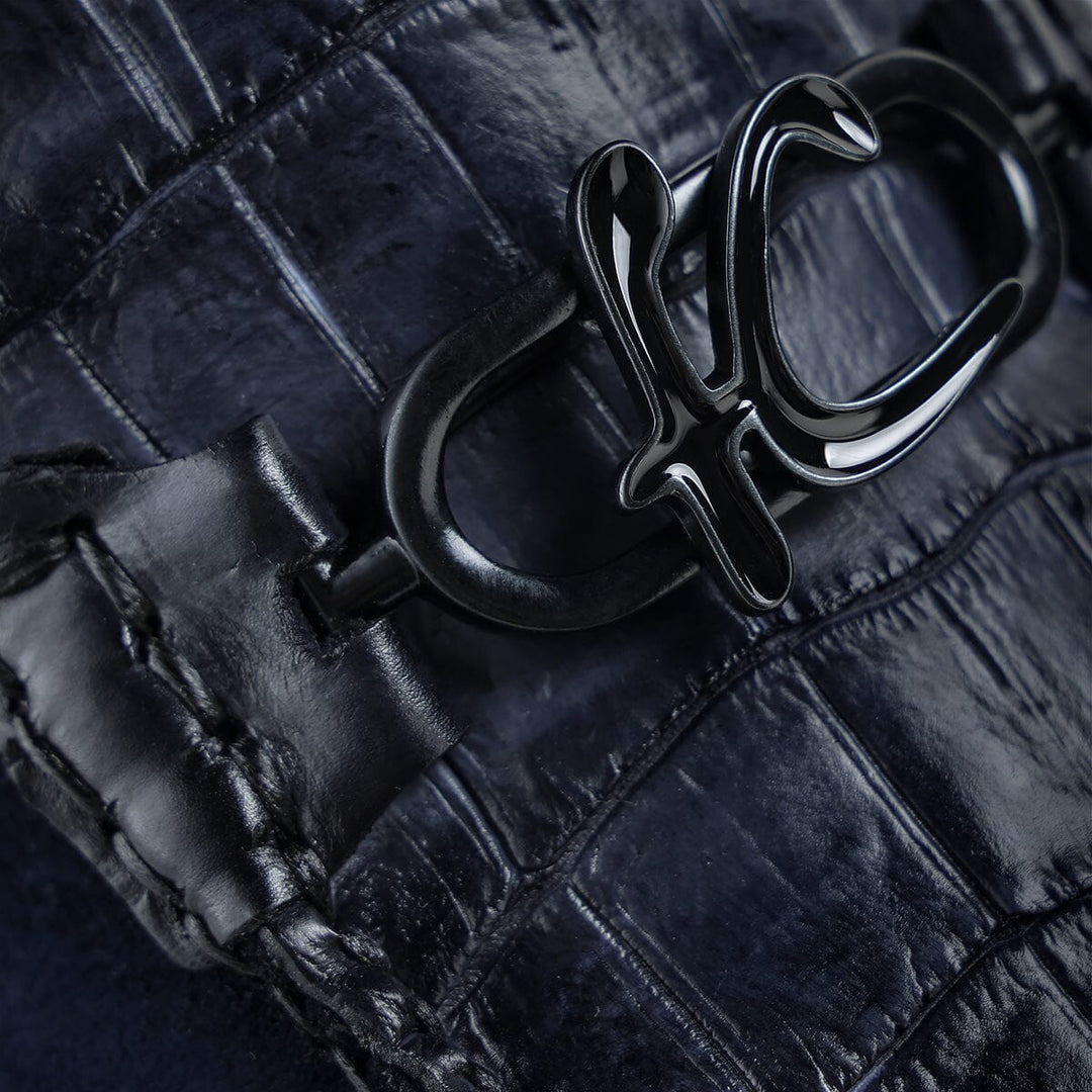 Loafer en piel genuina de nilóticus para caballero Zapatos 