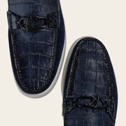 Loafer en piel genuina de nilóticus para caballero Zapatos 