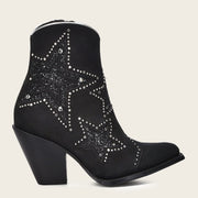 Botín casual en piel genuina de mantarraya para dama Botas y Botines 