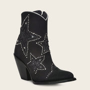 Botín casual en piel genuina de mantarraya para dama Botas y Botines 