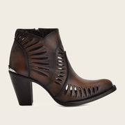 Botín casual en piel genuina para dama Botas y Botines 