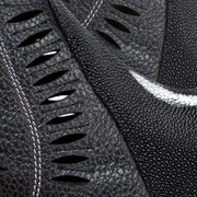 Botín casual en piel genuina de mantarraya para dama Botas y Botines 