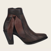 Botín casual en piel genuina para dama Botas y Botines 