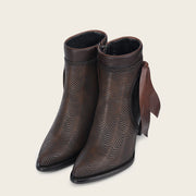 Botín casual en piel genuina para dama Botas y Botines 