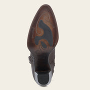 Botín casual en piel genuina para dama Botas y Botines 